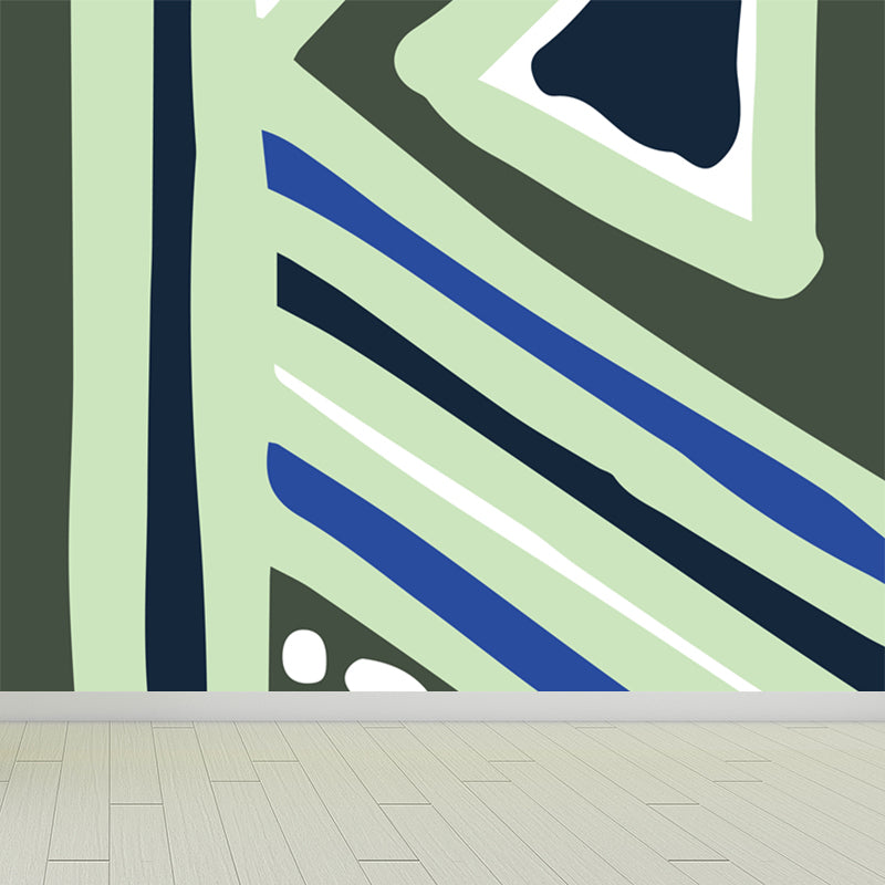 Abstract Mural Wallpaper Modern Style Waterproof Bedroom Wall Covering, Custom-Print