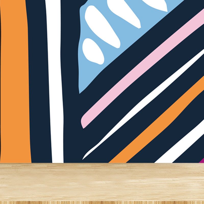 Colorful Modern Wall Paper Mural Whole Abstract Pattern Wall Art for House Interior