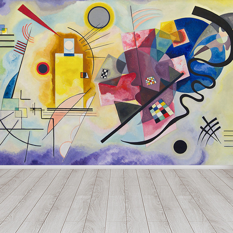 Large Kandinsky Abstract Artwork Mural Waterproofing Modern Living Room Wall Decor