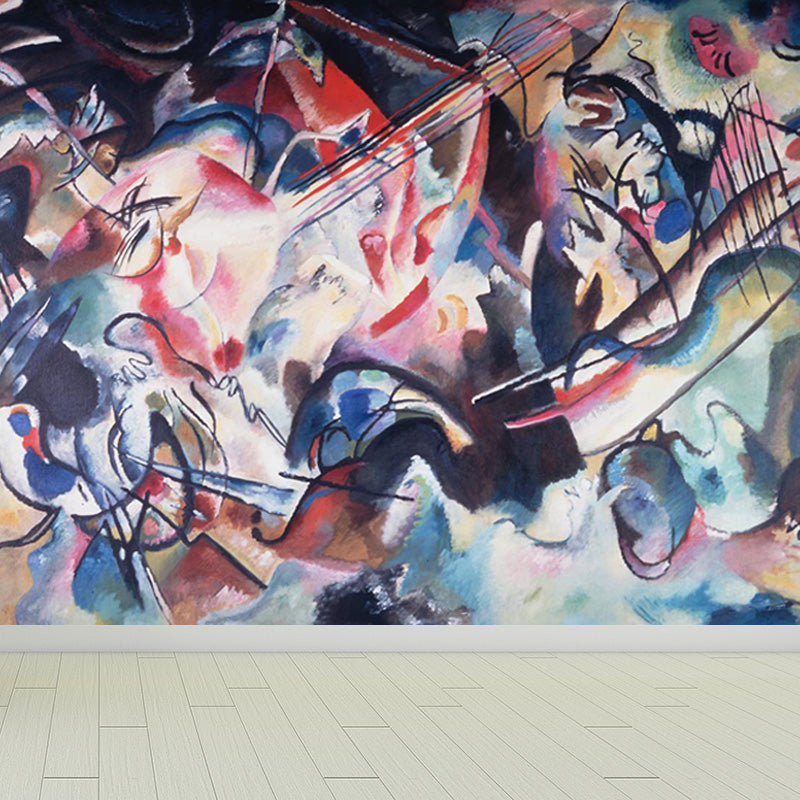 Large Kandinsky Abstract Artwork Mural Waterproofing Modern Living Room Wall Decor