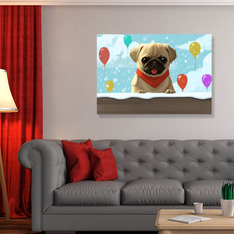 Dessin Animal décoration murale couleur douce enfants Art toile impression pour chambre de garçons