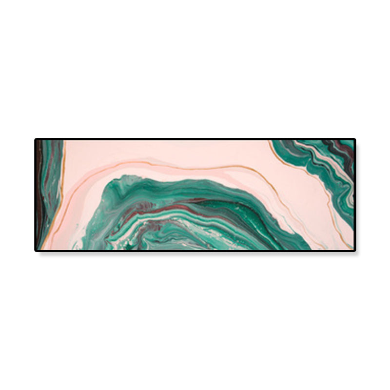 Nordic Flows Pattern Wall Art Soft Color Abstract Canvas Print for House Interior