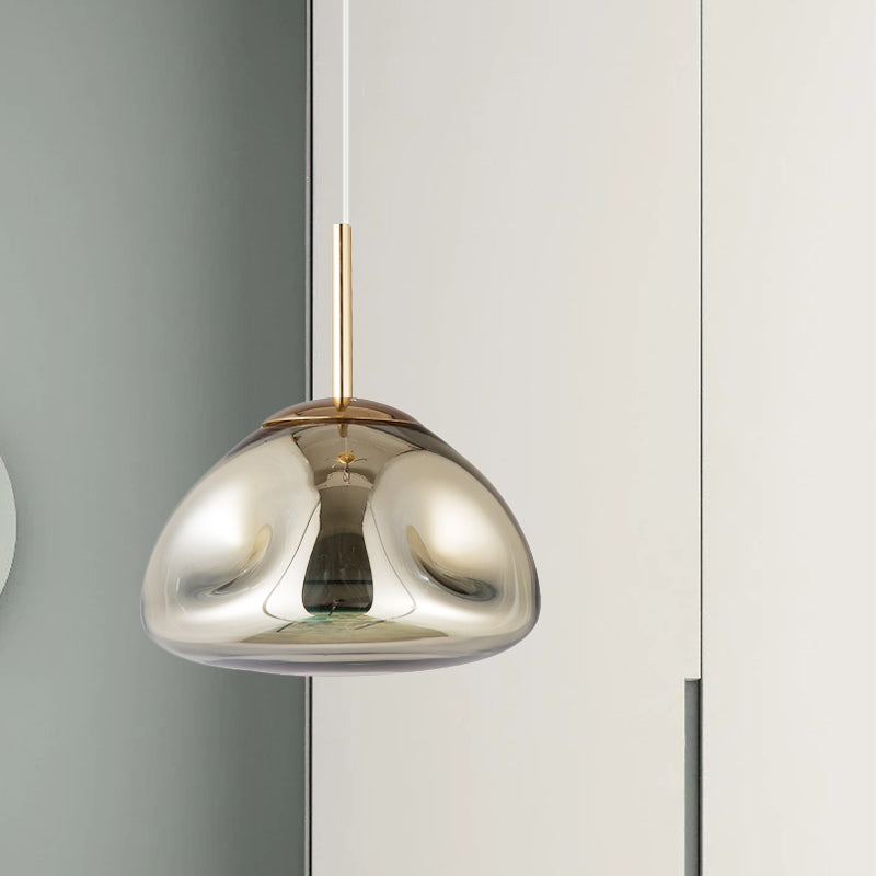 Lámpara colgante de forma de masa dorada de oro/plata/rosa