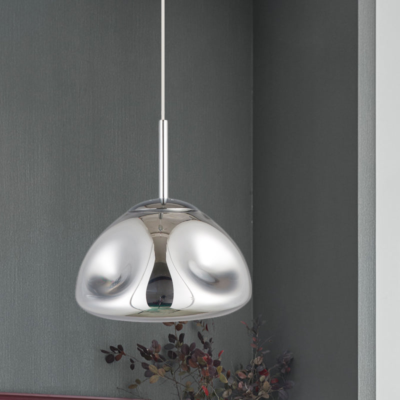 Lámpara colgante de forma de masa dorada de oro/plata/rosa