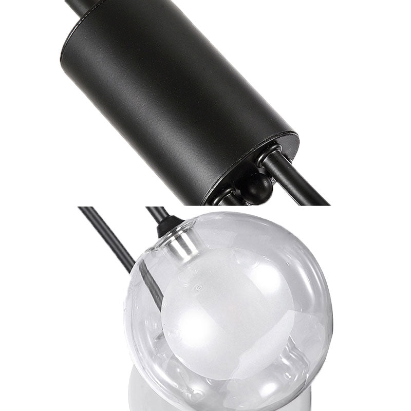 Chandelier de raisin noir suspendu 16 lumières