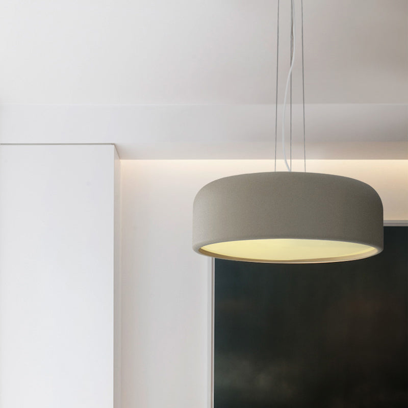 Aluminium ronde hangende hanger macaron single-bulb groene/getextureerde witte/blauwe plafond suspensielamp boven tafel