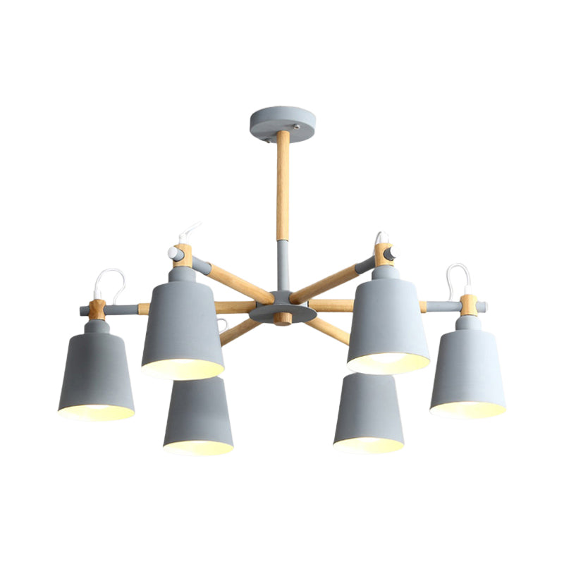 Macaroon suspendu lampe à lampe effilée en métal des lumières suspendues pour le salon
