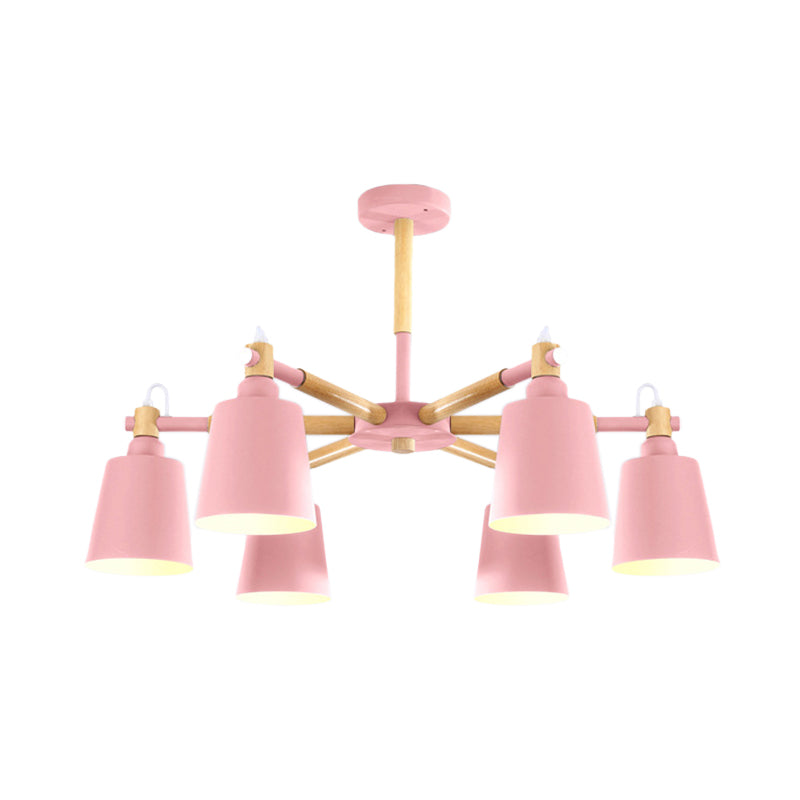 Macaroon suspendu lampe à lampe effilée en métal des lumières suspendues pour le salon