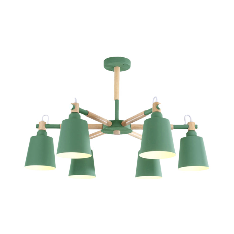 Macaroon suspendu lampe à lampe effilée en métal des lumières suspendues pour le salon
