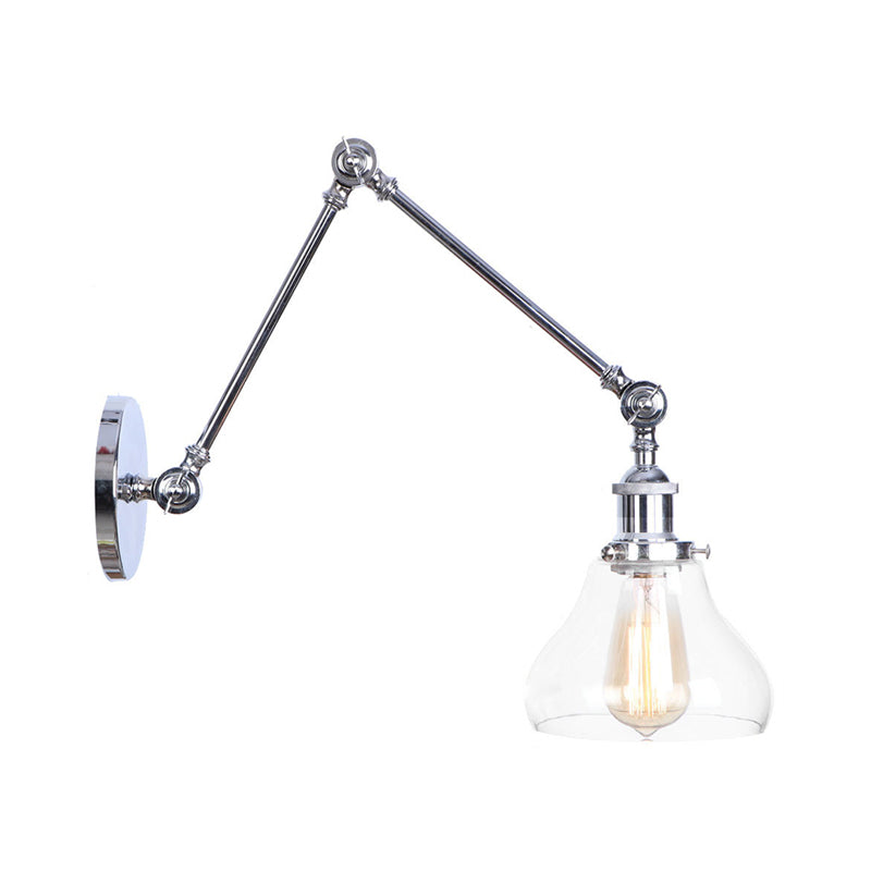 1 Kopfschwung Arm Wall Light Industrial Conical/Global/Glock