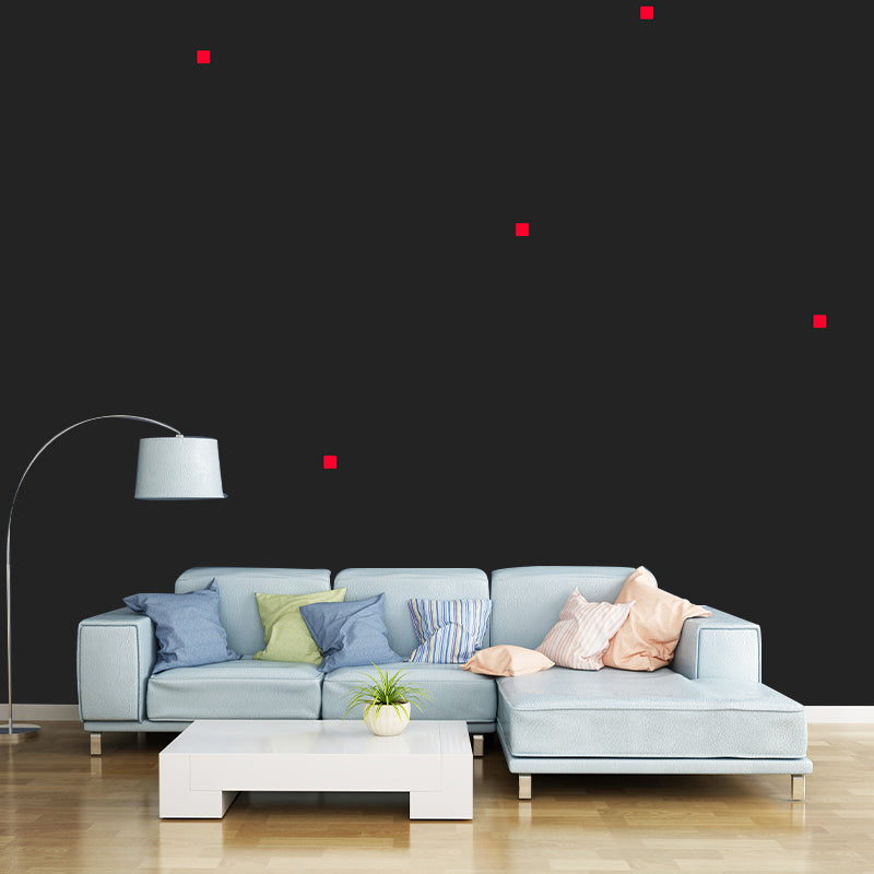 Moisture Resistant Geometry Wall Mural Modernism Non-Woven Fabric Wall Decor, Custom Made