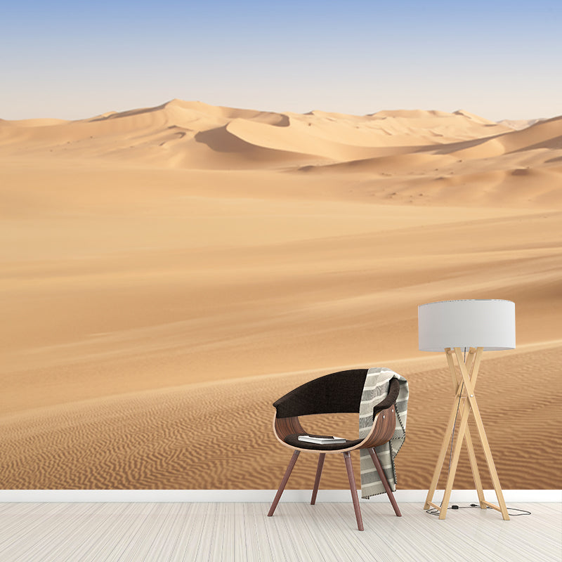 Photography Sand Dunes Scene Mural Whole Wall Decor for Living Room, Custom Printed