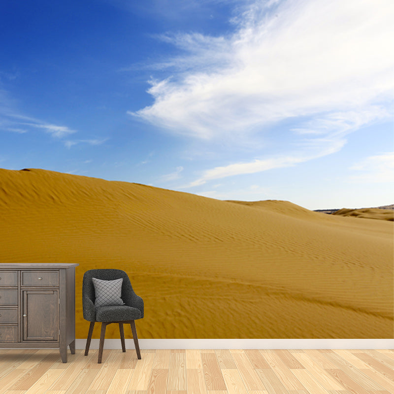 Waterproofing Sand Mountain Mural Wallpaper Non-Woven Modern Wall Covering for Home