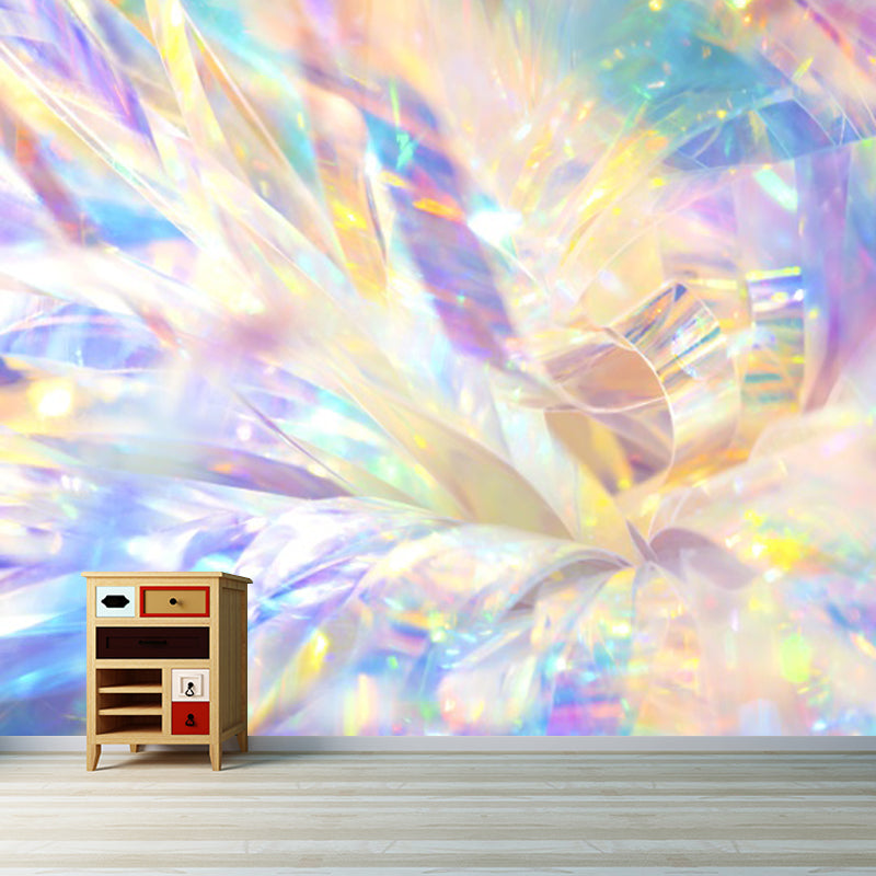 Yellow Contemporary Wall Mural Extra Large Abstract Wall Covering for Interior Wall