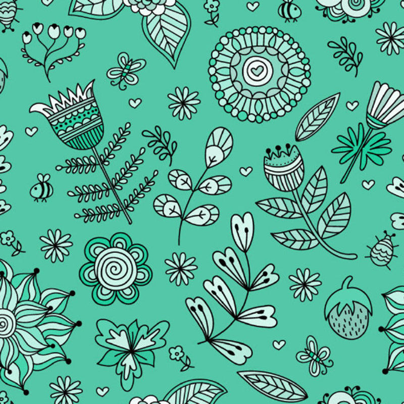 Diverse Flowers Print Wall Mural for Dining Room Florentine Wall Decor, Customised