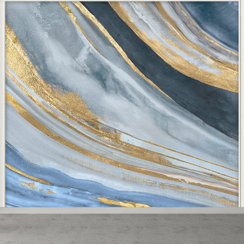 Stain Resistant Abstract Pattern Mural Non-Woven Modern Wall Decor for Girls Room