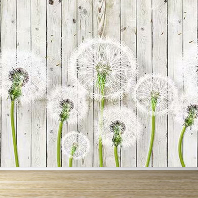 Soft Color Blossom Mural Wallpaper Flower Modern Washable Wall Covering for Kitchen