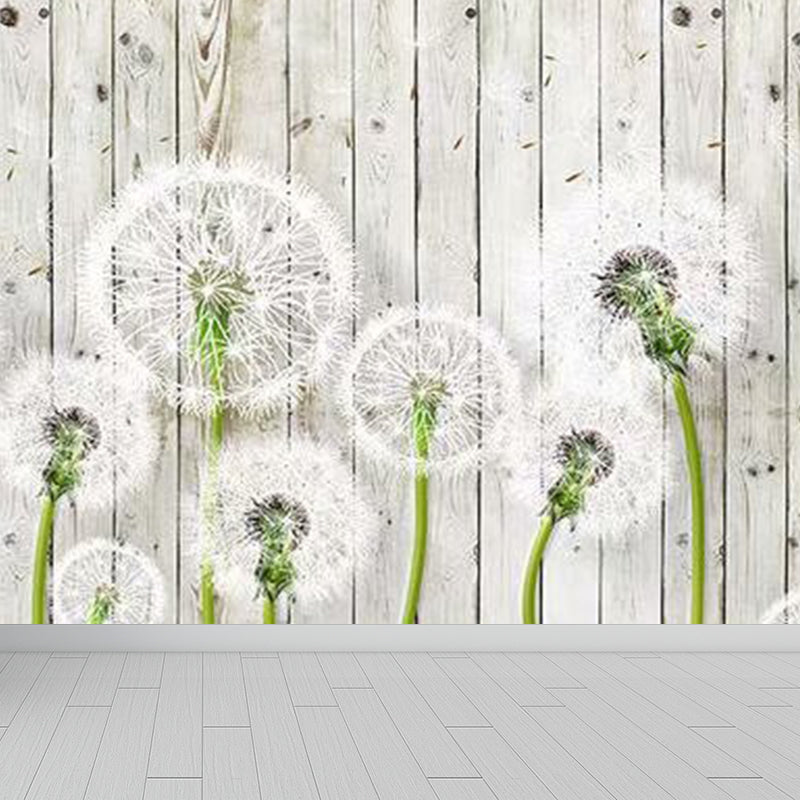 Soft Color Blossom Mural Wallpaper Flower Modern Washable Wall Covering for Kitchen