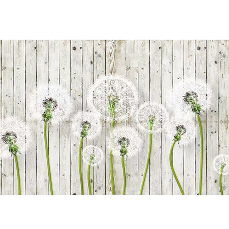 Soft Color Blossom Mural Wallpaper Flower Modern Washable Wall Covering for Kitchen