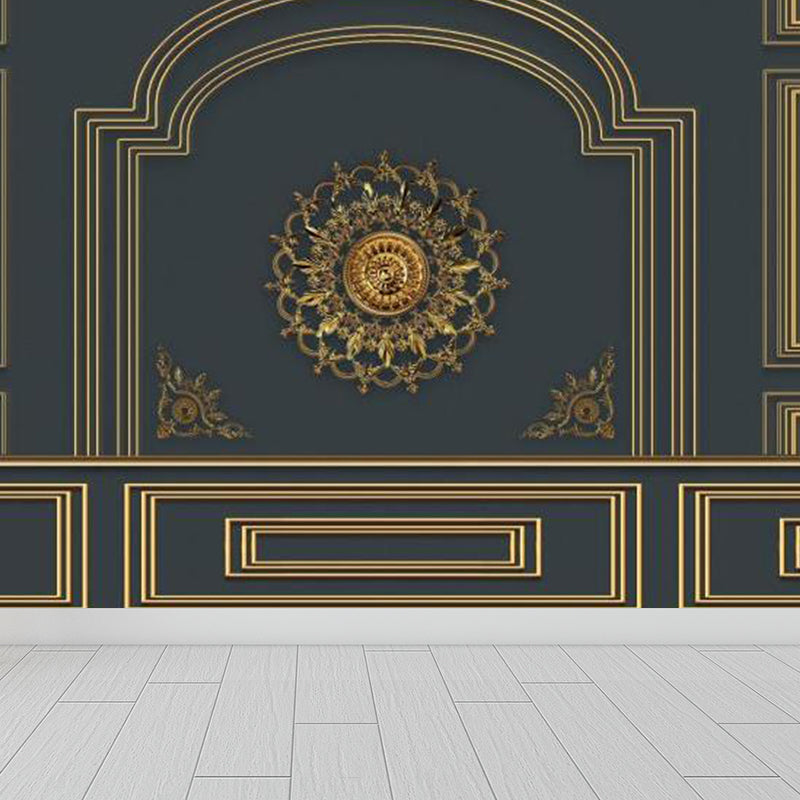 Stain Resistant Graphic Pattern Mural Non-Woven Modern Wall Decor for Girls Room