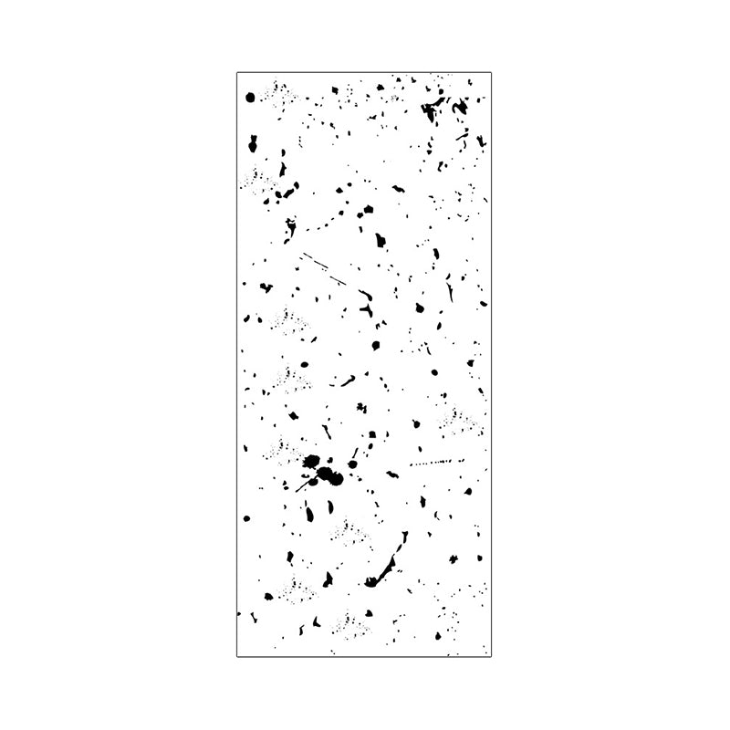 Black-White Spray Paint Wallpaper Panels Peel off Minimalist Living Room Wall Art