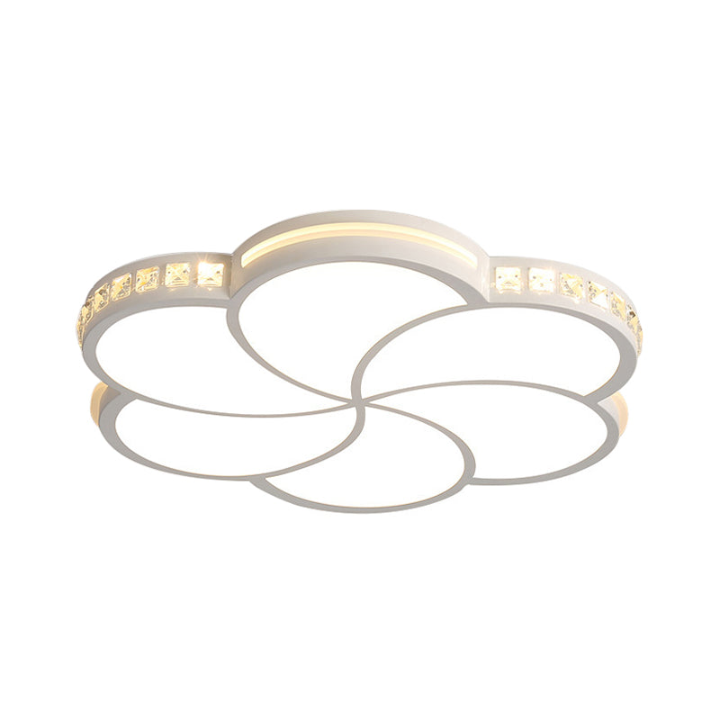 Wohnzimmer-Blüten-Unterputz-Deckenleuchte, Art-Deco-Deckenleuchte aus Acryl