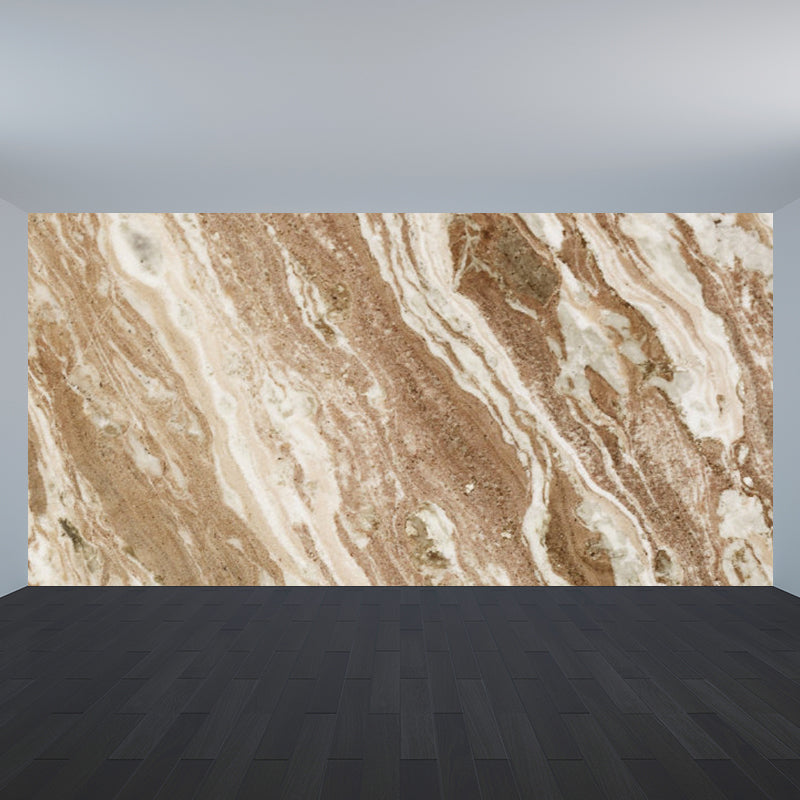 Contemporary Faux Granite Wall Mural Soft Color Decorative Wall Art for Living Room