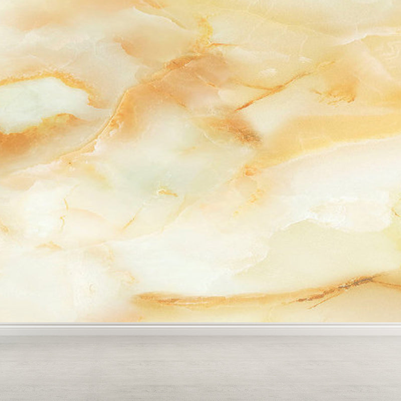 Contemporary Faux Granite Wall Mural Soft Color Decorative Wall Art for Living Room