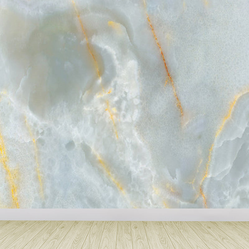 Contemporary Faux Granite Wall Mural Soft Color Decorative Wall Art for Living Room