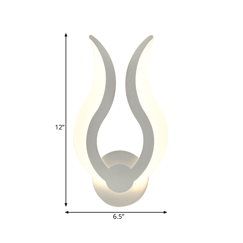 Parete creativa a forma di parete leggero acrilico sconce da parete a led per cucina sala da pranzo