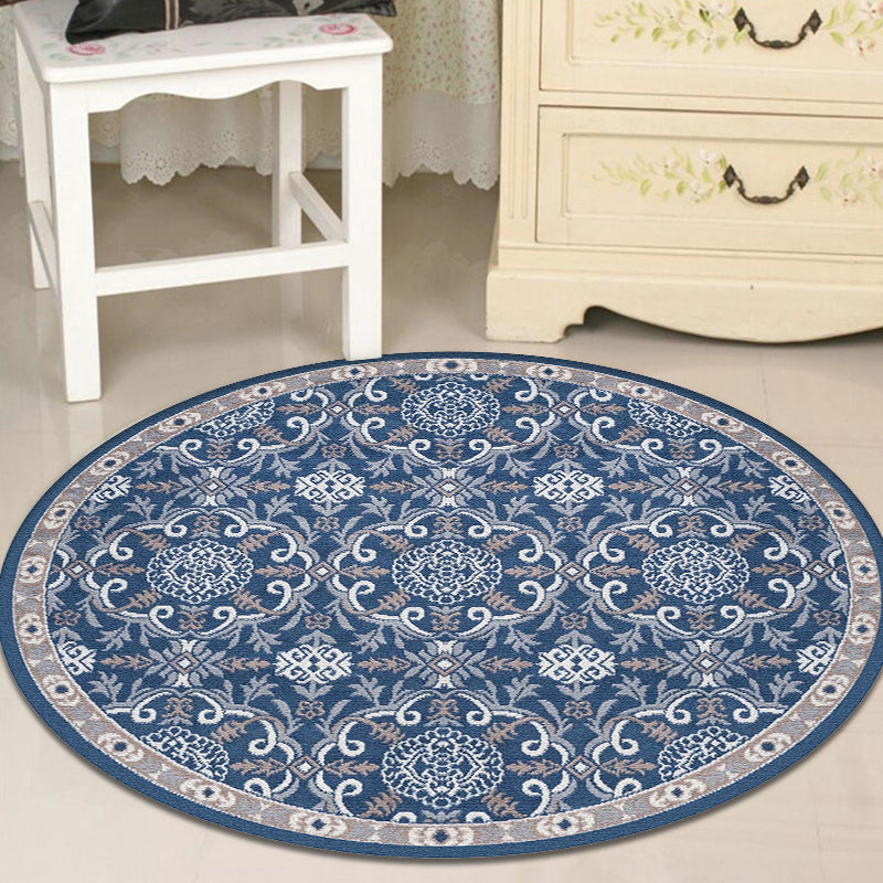 Marokkaanse medaillonpatroon Tapijten Multi-kleuren Polypropyleen Tapijten Anti-slip Achterstijl Petvriendelijk wasbaar Wasbaar tapijt voor slaapkamer