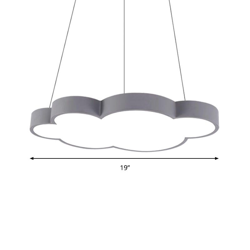 Floating Cloud Hanging Light Nordic Style Acrylic Pendant Light for Dining Room