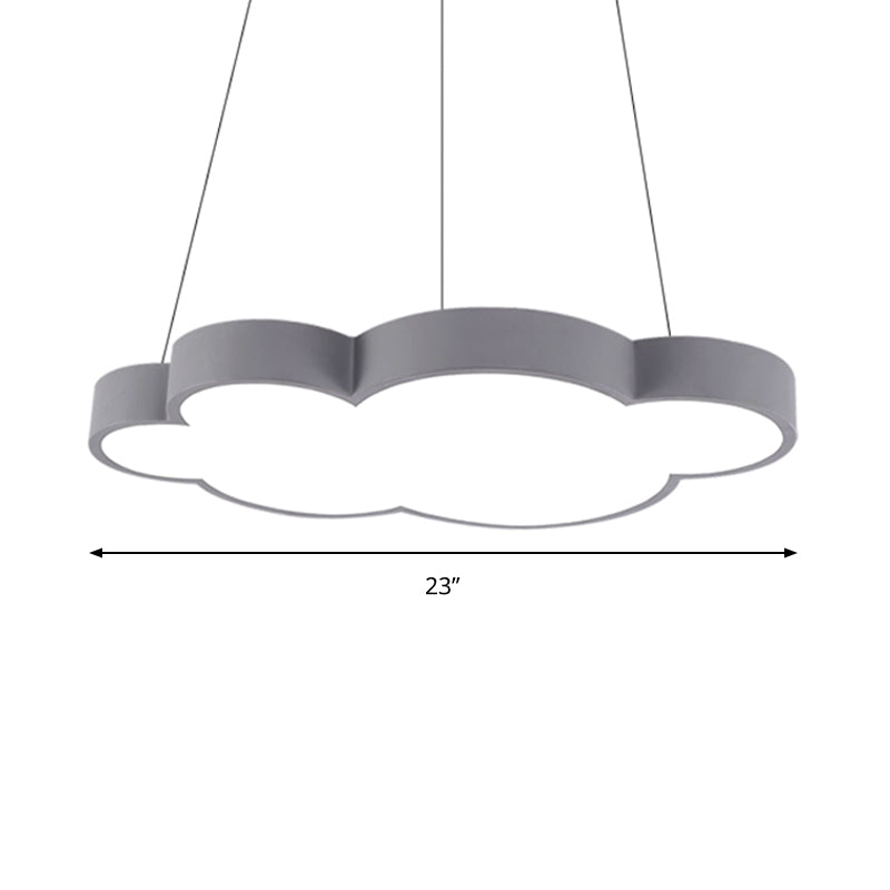 Floating Cloud Hanging Light Nordic Style Acrylic Pendant Light for Dining Room