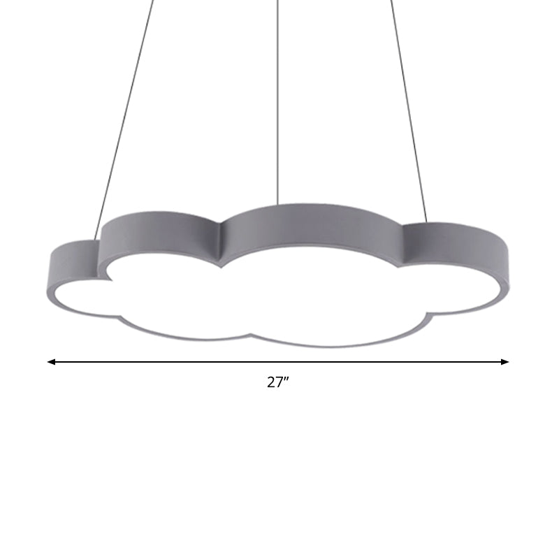Floating Cloud Hanging Light Nordic Style Acrylic Pendant Light for Dining Room