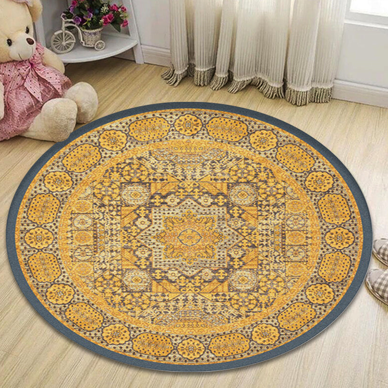 Shabby Tribal Rug Pastel Moroccan Rug Polypropylene Pet Friendly Non-Slip Carpet for Living Room