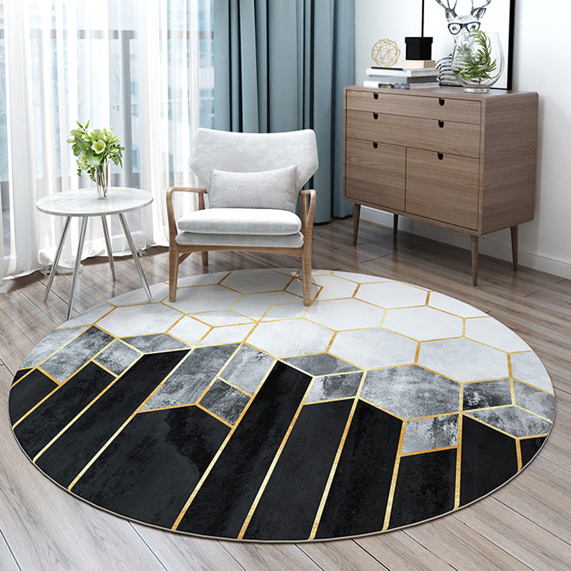 Casual Simplicity Area Rug Multi Color Graphic Carpet Pet Friendly Rug for Home Decoration