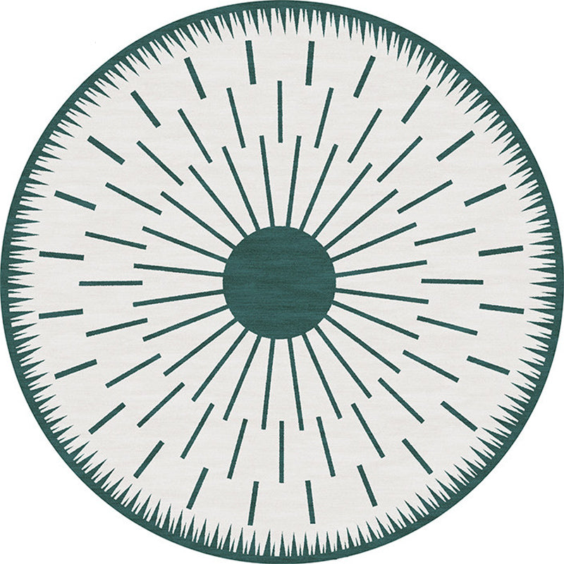 Tapis scandinave Starburst en synthétique de couleur douce, tapis d'intérieur respectueux des animaux de compagnie pour la décoration de la maison