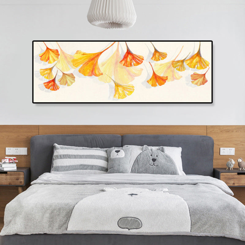 Textured Still Life Drawing Wall Art Canvas Nordic Style Wall Decor for Living Room