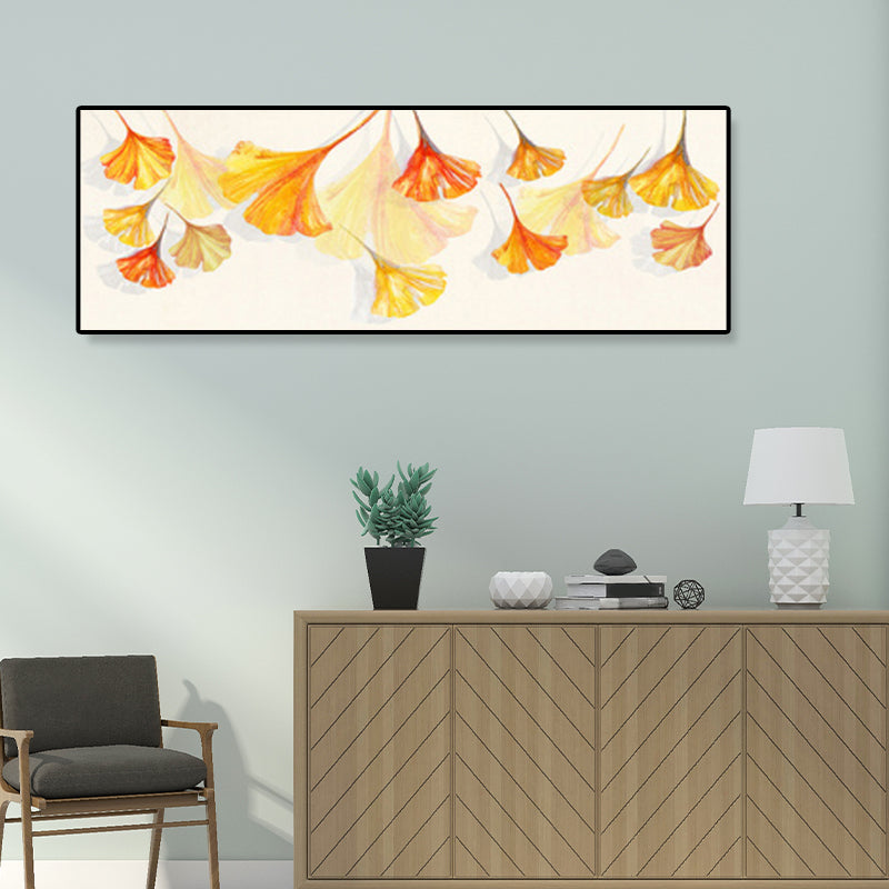 Textured Still Life Drawing Wall Art Canvas Nordic Style Wall Decor for Living Room