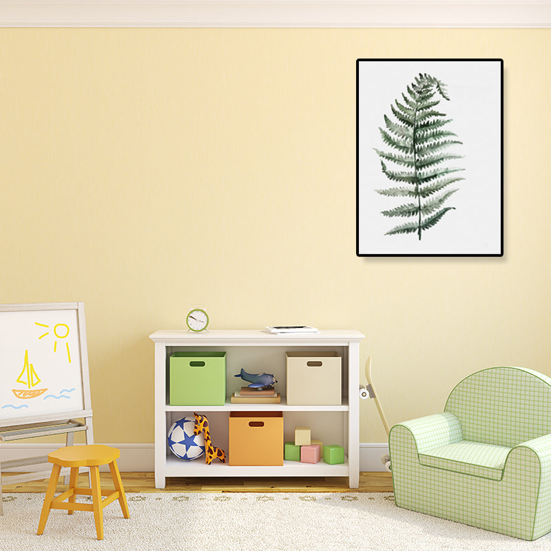 Minimalistische Botanics canvas print zachte kleur getextureerde muurkunst voor keuken, meerdere maten