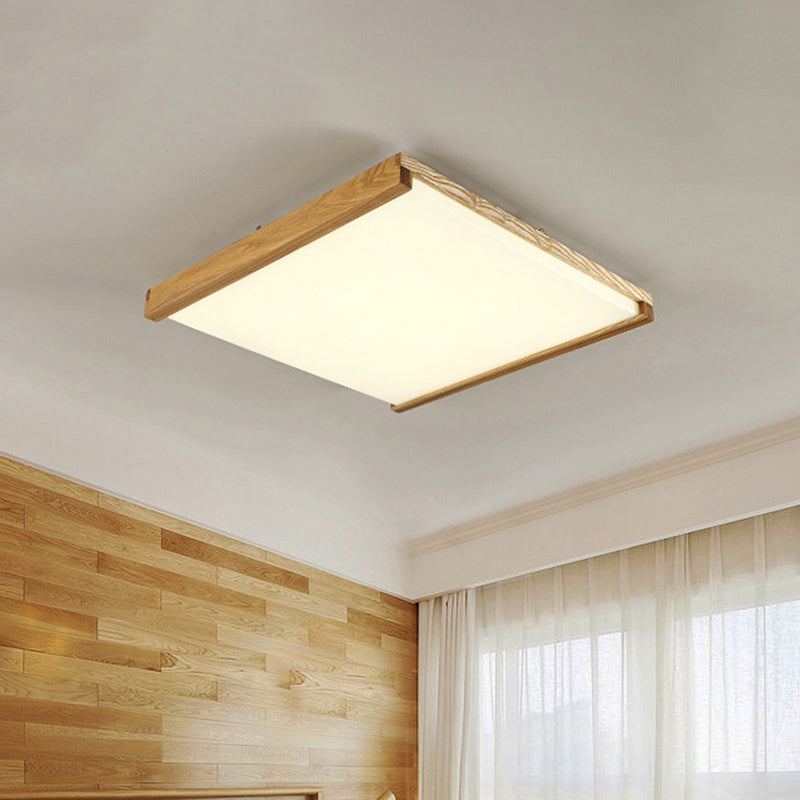 14,5 "/25.5" /38 " Wide Square Flushmount Nordic Acrylic Hotel Surface Montato LED Light in Warm / White Light