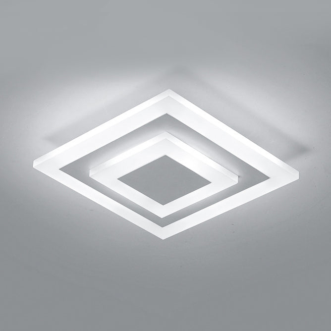 Square Shape Flush Ceiling Light Modern Stylish Acrylic Ceiling Lamp for Corridor Kitchen