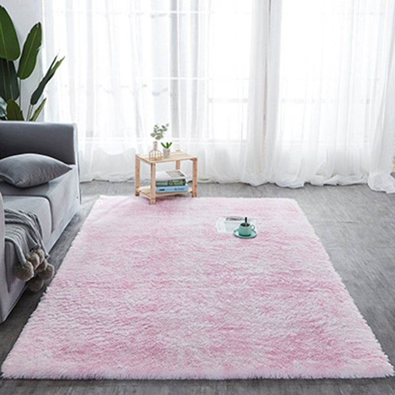 Casual Rug Fluffy Tie Dye Print Rug Washable Carpet for Living Room