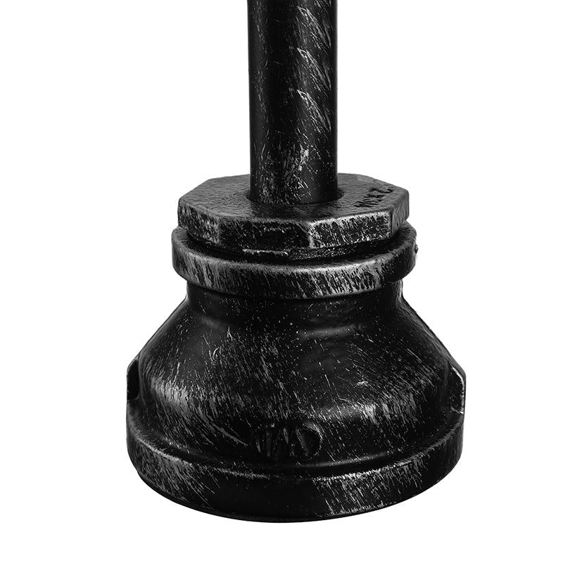 1 Light Exposed Table Lighting Industrial Style Copper / Antique Black Metal Table Lampe avec conception de tuyaux pour restaurant