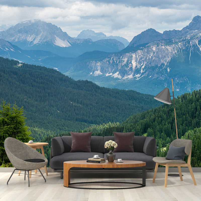 Big Mountain Landscape Wallpaper Mural Waterproofing Modern Living Room Wall Art