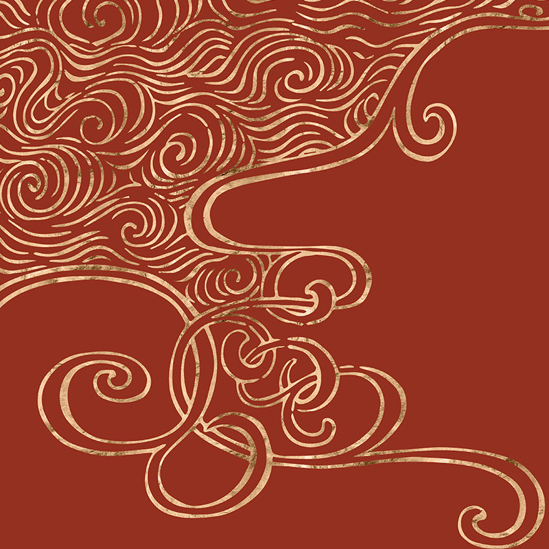 Non-Woven Home Decor Mural Wallpaper Modern Clouding Pattern Wall Covering, Customised