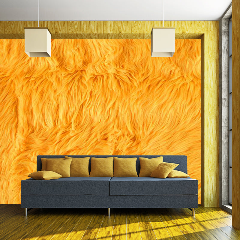 Full Size Photography Modern Mural Wallpaper with Animal Skin Pattern in Light Color