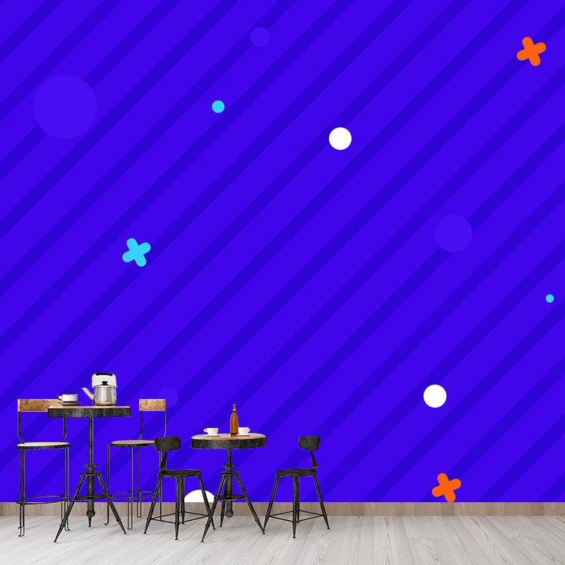 Fancy Geometric Pattern Mural Wallpaper Modern Non-Woven Wall Decor, Made to Measure