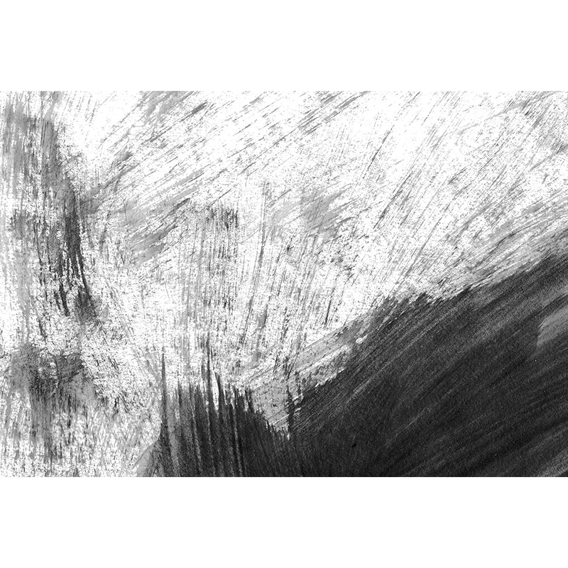 Illustration Brush Stroke Wall Mural Giant Wall Covering for Dining Room, Custom