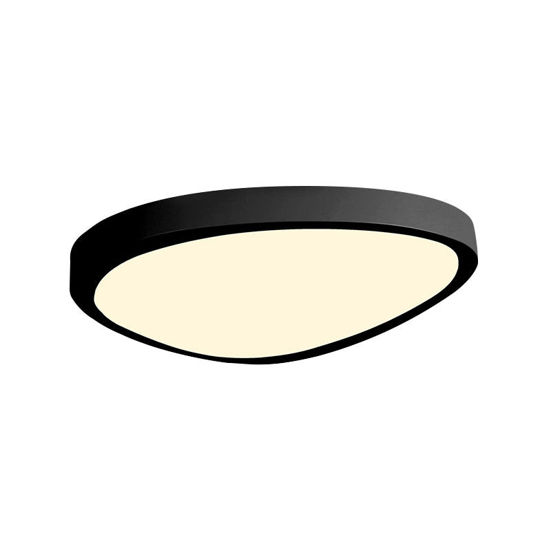 Luz de techo empotrada LED triangular acrílica, lámpara de techo de color caramelo para habitación de bebé, macarrón, Loft